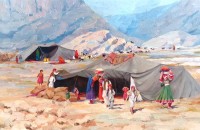 Naseeb Khan, 20 x 30 Inch, Oil on Canvas, Landscape Painting, AC-NSBK-023 Naseeb Khan, 20 x 30 Inch, Oil on Canvas, Landscape Painting, AC-NSBK-023